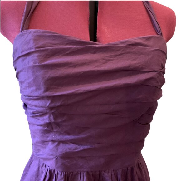 AFTER SIX - burgundy / purple - Tube short cocktail/ Bridesmaides dress - Medium - Picture 2 of 9